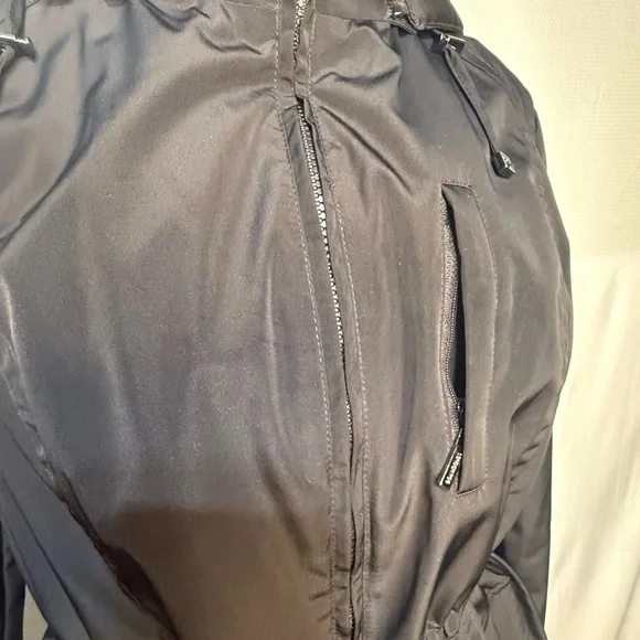 London Fog Women's Black Utility Jacket - Picture 4 of 15